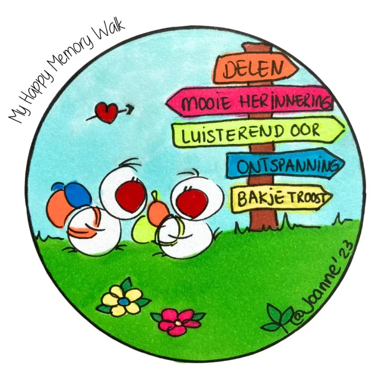 My happy memory walk - Troostwandeling